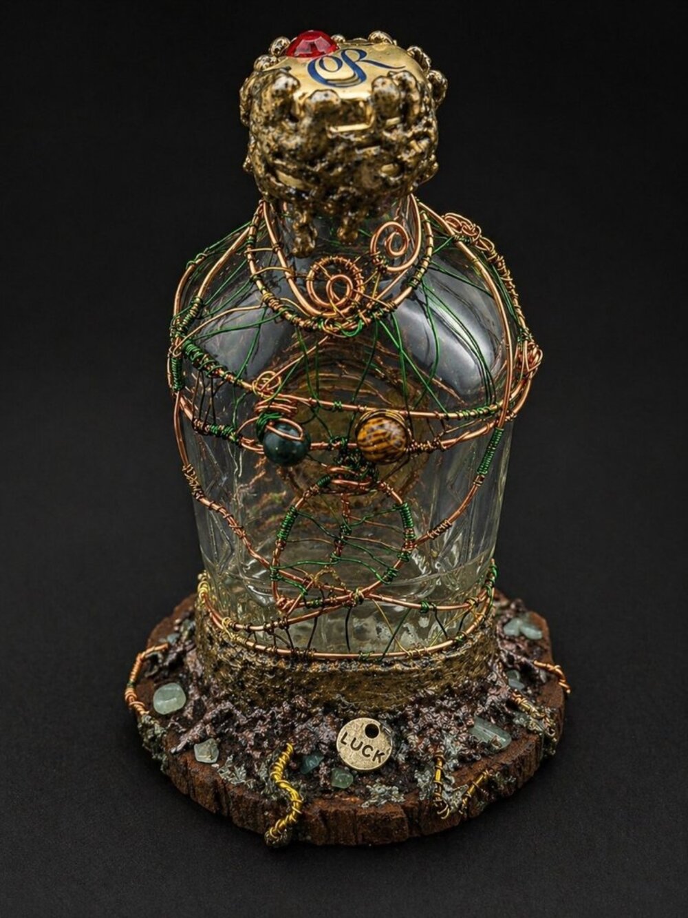 Found Object Relic Sculpture One of a Kind Copper Artifact Art